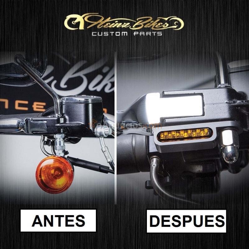 INTEMITENTES MANILLAR BLACK HARLEY DAVIDSON FXSB BREAKOUT 13-17