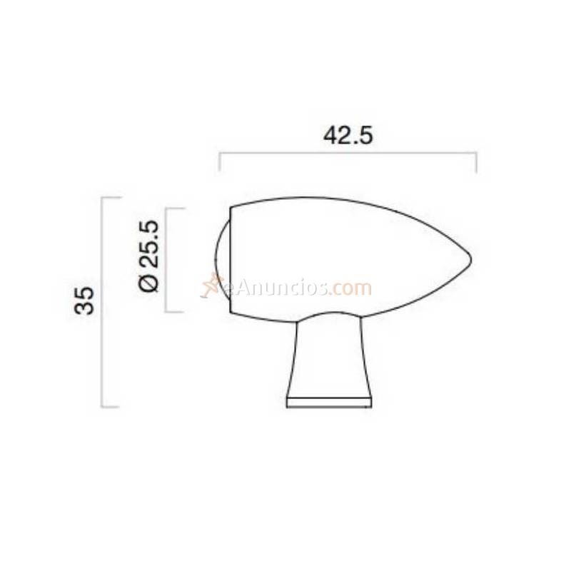 INTERMITENTE LED RIZOMA CLUB CROMADO