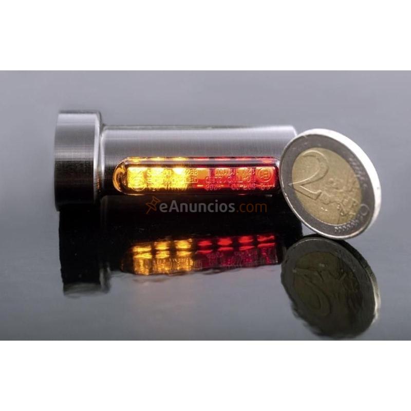 INTERMITENTES TRASEROS CON LUZ DE FRENO LED WINGLETS HARLEY DAVIDSON 93-UP NEGRO