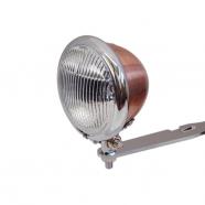 FARO AUXILIAR HOMOLOGADO 4 12 COBRE CON ARO CROMADO