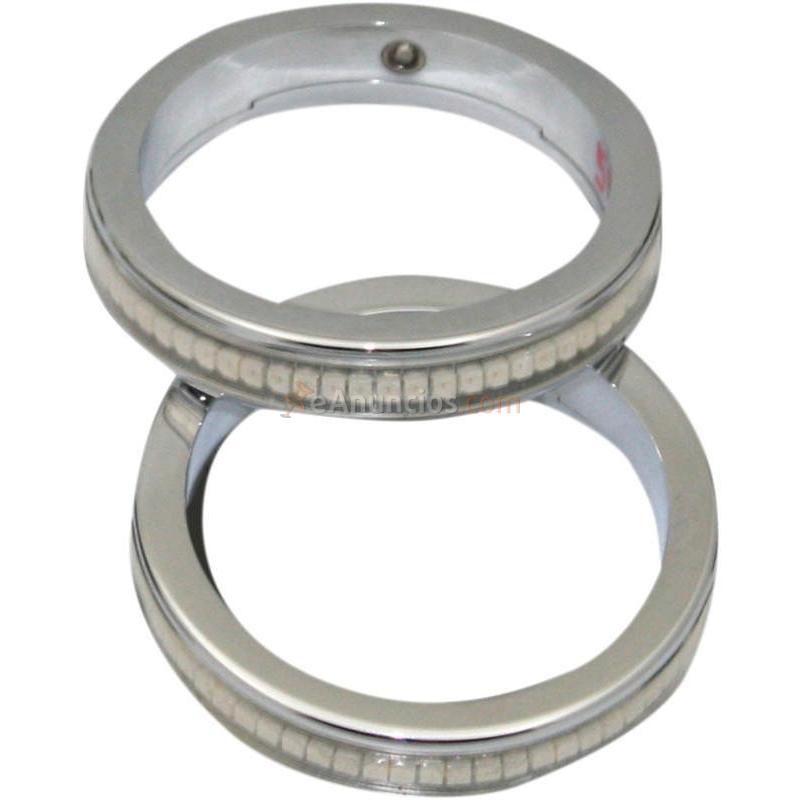 INTERMITENTES LED CIRCULARES CROMADOCLARO HORQUILLAS 39MM