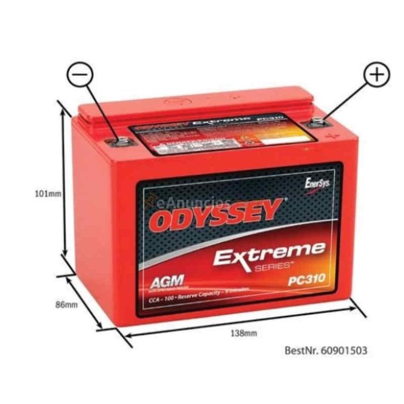 BATERIA DE PLOMO PURO ODYSSEY TRIUMPH (VARIOS MODELOS)