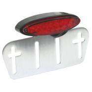 Piloto trasero mini led negro con soporte matricula