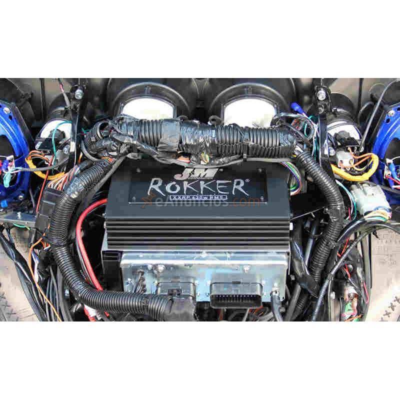AMPLIFICADOR DE 4 CANALES J&M ROKKER™ 630W PARA HARLEY DAVIDSON FLHX 06-13