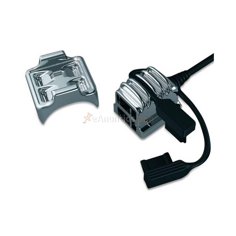 TOMA CORRIENTE USB DOBLE KURYAKN CROMADO