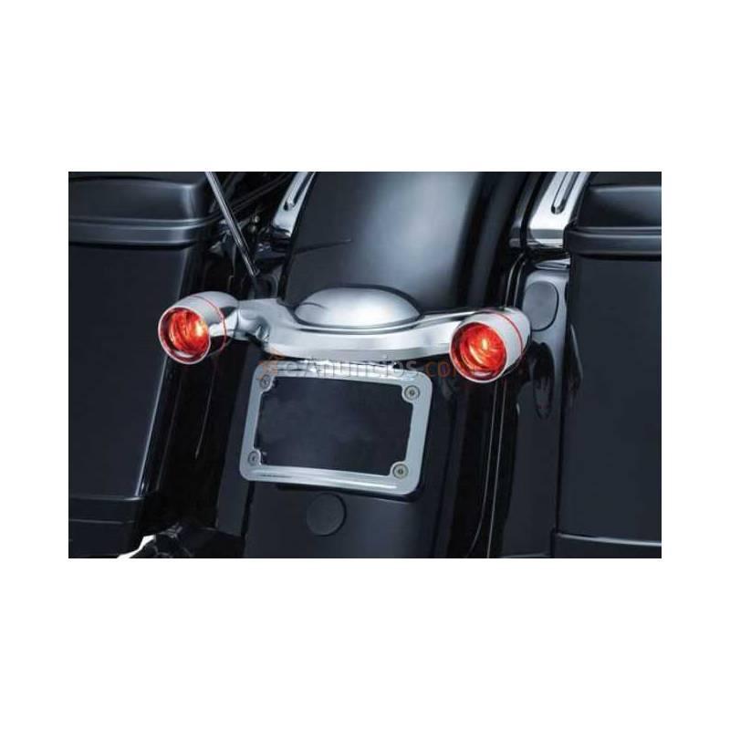 BARRA DE LUCES CROMADA LED KURYAKYN HARLEY DAVIDSON FLTRXS 10-17, FLHXS 10-17