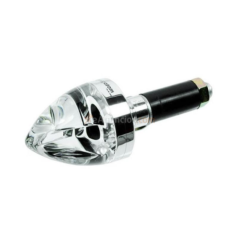 INTERMITENTE MANILLAR LED M-BLAZE CONE CROMADO