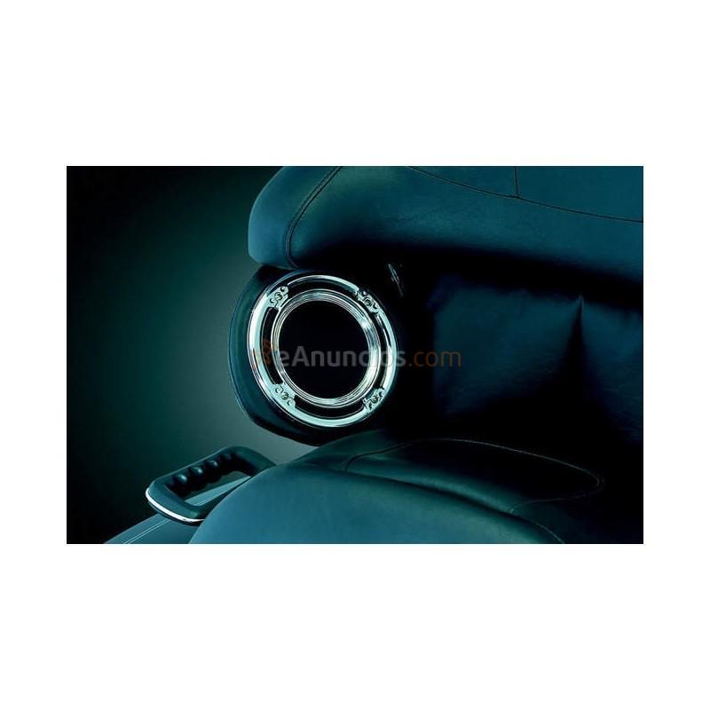 REJILLA CROMADA PARA ALTAVOCES TRASEROS PARA HARLEY DAVIDSON FLHTCU 98-13