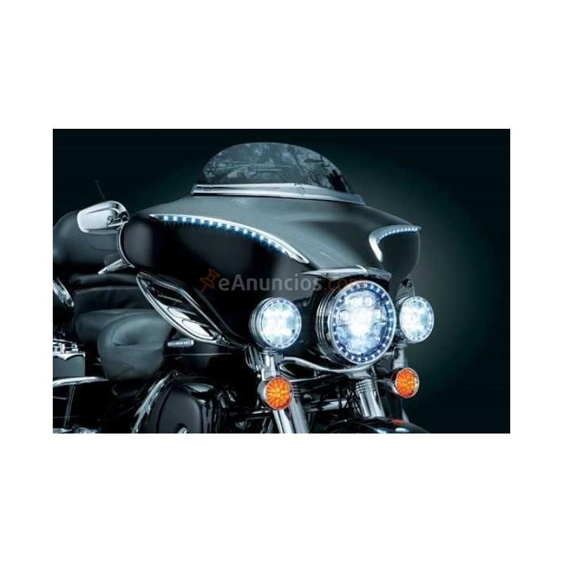 ANILLOS EMBELLECEDORES CROMADOS FARO AUX. 4 12 HARLEY DAVIDSON TOURING 62-17