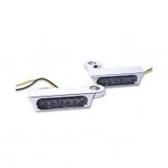 INTERMITENTES LED STRIPE PULIDO LENTE CLARAH-D SOFTAIL 96-14,DYNA 96-UP, TOURING