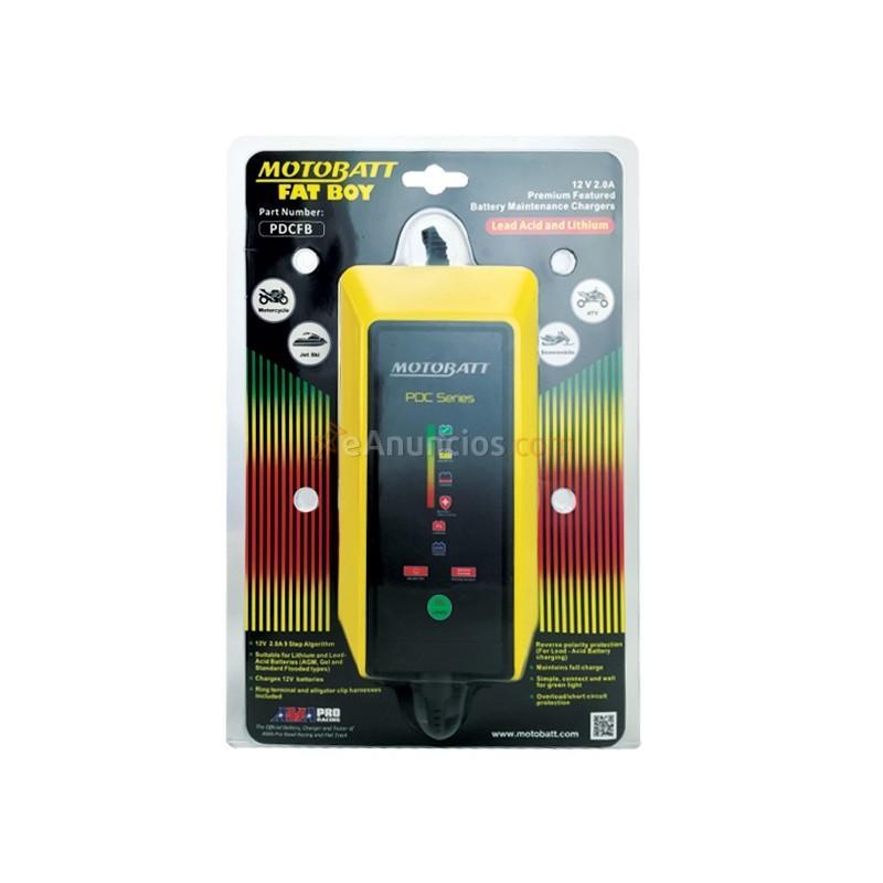 CARGADOR BATERIA MOTOBATT 12V2.0 AMP
