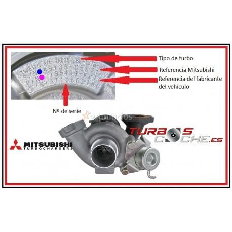 Turbo 49173-02412 reconstruido para HYUNDAI TUCSON (JM) 2.0 CRDi 83Kw113cv 2004-2010