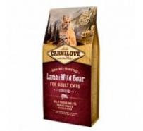 Carnilove pienso para gatos adult sterilised cordero jabali 6