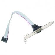 Gembird Db9 Puerto Serie de 10pin 0,25mts, original de la marca Gembird