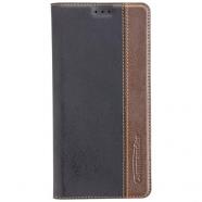 Funda tipo libro Commander para Samsung Galaxy A6+ - negro suave