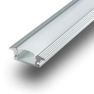 Perfil LED Empotrar Difusor Mate 1000x24x10