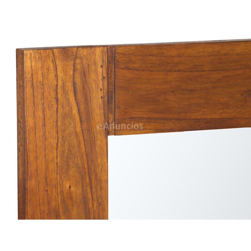 Espejo de pared en Madera de Mindi 120x80