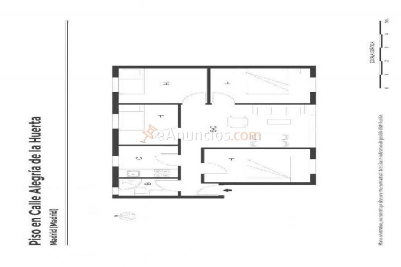 Apartamento en venta en  alegria de la huerta, Villaverde, Madrid