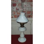 Quinqué de opalina siglo xix