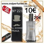 Perfume equivalente N 221 LL, HOMBRE PRAGA 100ml 10€