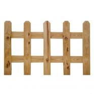Valla de madera para jardín 120x80 cm