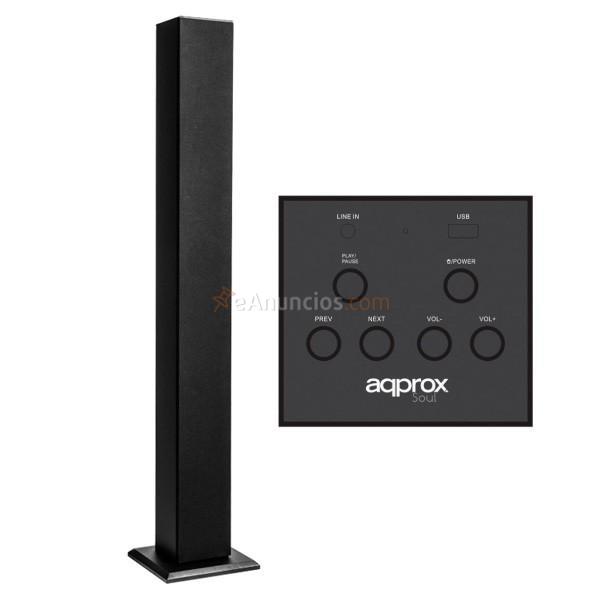 Torre de sonido Appsoul 20 W bluetooth negro