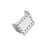 TAPA BATERIA RIVETED HARLEY FX 73-86 Y SPORTSTER 82-03