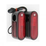 LUCES UNA BOMBILLA CUSTOM NEGRO 34 LENTE ROJA