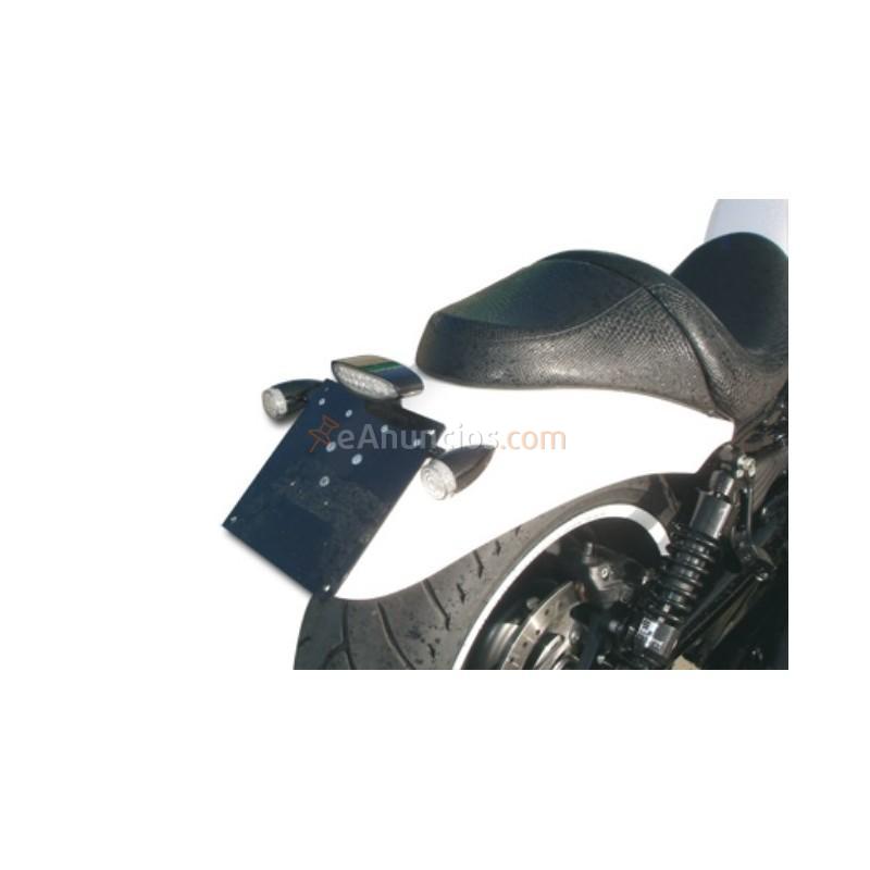 PILOTO TRASERO E INTERMITENTE PORTAMATRICULA NEGRO HARLEY V-ROD