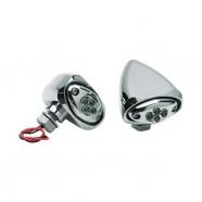 Intermitentes led marker cromados