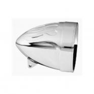 Carcasa faro central french bezzel flames