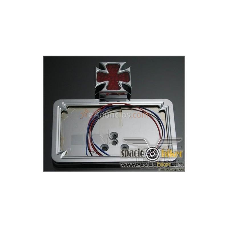 Piloto trasero cross con portamatricula