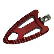 Estriberas meat hooks brass balls roja harley davidson