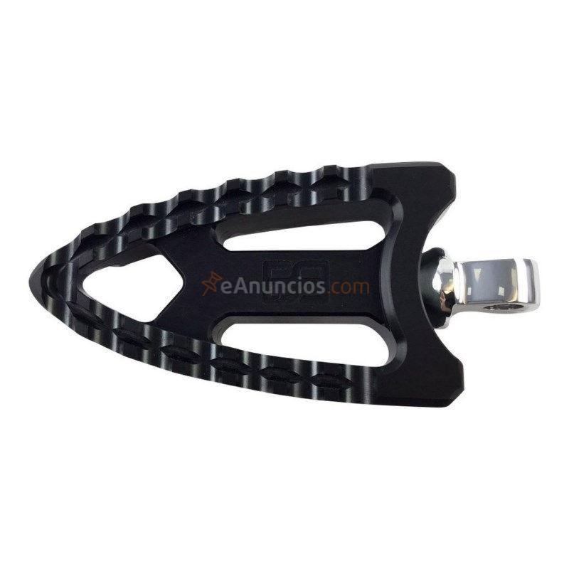 Estriberas meat hooks brass balls negras harley davidson