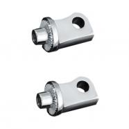 Adaptadores cromadas estriberas kuryakyn harley davidson sportsters 10-17