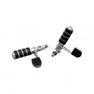 Estriberas universales con talonera chrome