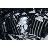 Embellecedor bocina skull cromado harley davidson 17-19