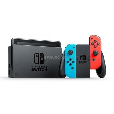 Nintendo - Switch (New revised model) videoconsola portátil Negro, Azul, Rojo 15,8 cm (6.2) 32 GB Wifi