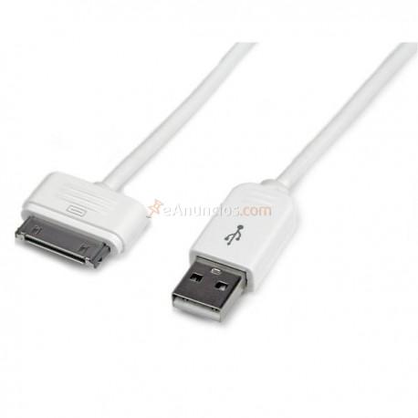 StarTech.com - Cable Cargador 1m Conector Dock Connector 30 Pines de Apple a USB 2.0 iPod, iPhone y iPad USB A