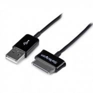 StarTech.com - Cable Adaptador 3m Conector Dock USB para Samsung Galaxy Tab - Negro - USB A Macho