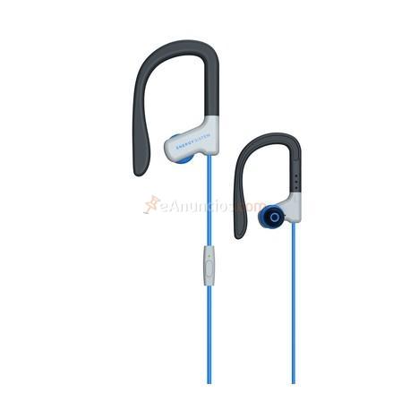 Energy Sistem - 429332 auriculares para móvil Binaural gancho de oreja, Dentro de oído Azul