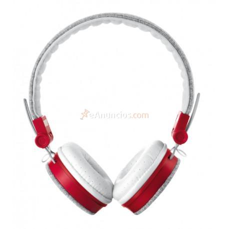 Trust - Fyber auriculares para móvil Binaural Diadema Gris, Rojo - 22308009