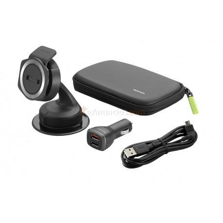 TomTom - Paquete de kit de soporte para coche y funda protectora