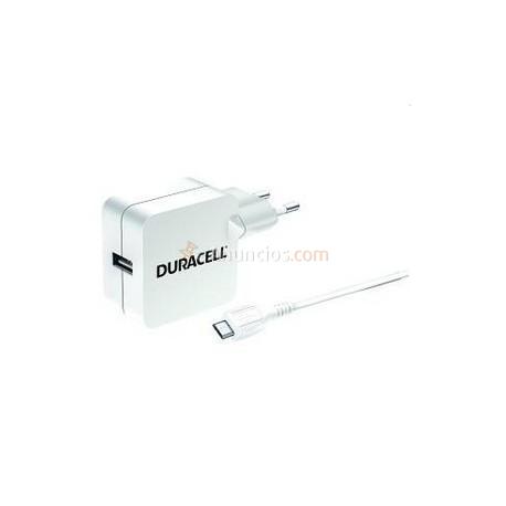 Duracell - DMAC10W-EU cargador de dispositivo móvil Interior Blanco