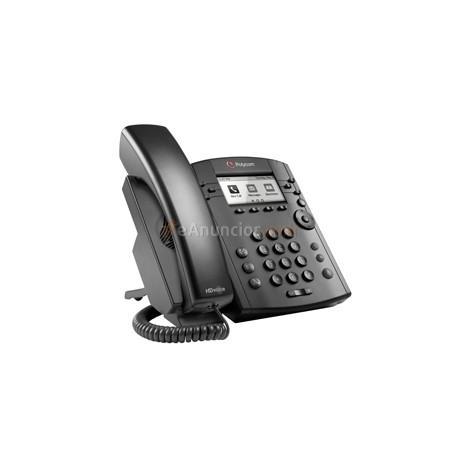 Polycom - VVX 301 teléfono IP Negro Terminal con conexión por cable LCD 6 líneas