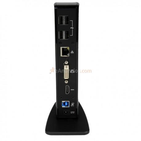 StarTech.com - Docking Station USB 3.0 para Dos Monitores con HDMI - DVI - 6x Puertos USB