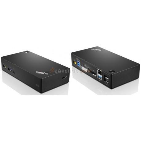 Lenovo - ThinkPad USB 3.0 Pro Dock USB 3.0 (3.1 Gen 1) Type-A Negro
