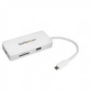 StarTech.com - Docking Station para Ordenadores Portátiles USB-C - Replicador de Puertos USB Tipo C HDMI Red Ethern