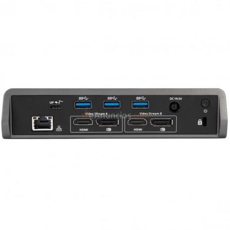 Targus - DOCK180EUZ base para portátil y replicador de puertos Alámbrico USB 3.1 (3.1 Gen 2) Type-C Negro