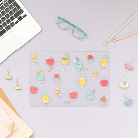 Mr. Wonderful - Macbook Air 13 maletines para portátil 33 cm (13) Carcasa rígida Verde, Rojo, Translúcido, Amaril